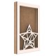 Rama din MDF pentru Muschi sau Licheni - Stea - 298x198x26 mm