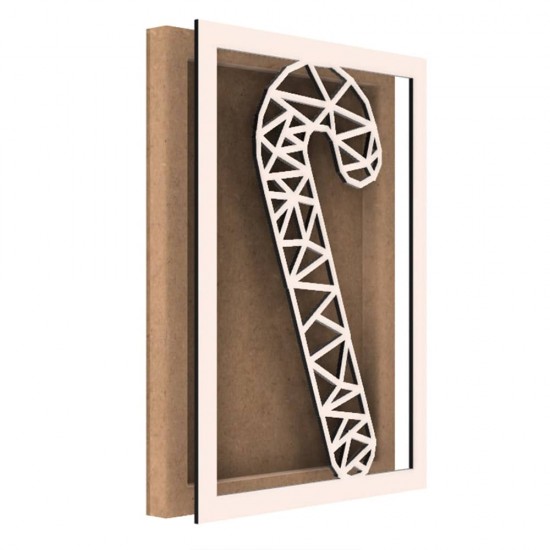 Rama din MDF pentru Muschi sau Licheni - Acadea - 350x250x26 mm