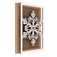 Rama din MDF pentru Muschi sau Licheni - Fulg - 350x250x26 mm