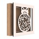 Rama din MDF pentru Muschi sau Licheni - Glob - 150x150x26 mm