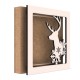 Rama din MDF pentru Muschi sau Licheni - Ren si Fulgi - 150x150x26 mm