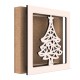 Rama din MDF pentru Muschi sau Licheni - Brad - B3 - 150x150x26 mm