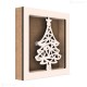 Rama din MDF pentru Muschi sau Licheni - Brad - B3 - 150x150x26 mm