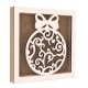 Rama din MDF pentru Muschi sau Licheni - Glob - 200x200x26 mm