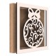 Rama din MDF pentru Muschi sau Licheni - Glob - 200x200x26 mm