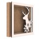 Rama din MDF pentru Muschi sau Licheni - Ren si Fulgi - 200x200x26 mm