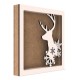 Rama din MDF pentru Muschi sau Licheni - Ren si Fulgi - 200x200x26 mm