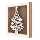 Rama din MDF pentru Muschi sau Licheni - Brad - B3 - 200x200x26 mm