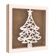 Rama din MDF pentru Muschi sau Licheni - Brad - B3 - 200x200x26 mm