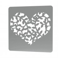 Sablon Reutilizabil Transparent - Inima - Grosime 1mm