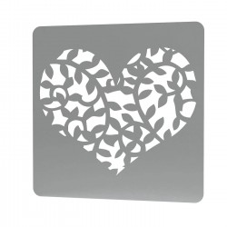 Sablon Reutilizabil Transparent - Inima - Grosime 1mm