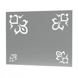 Sablon Reutilizabil Transparent - Colturi - Model 1 - Grosime 1mm