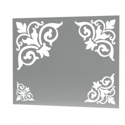 Sablon Reutilizabil Transparent - Colturi - Model 2 - Grosime 1mm