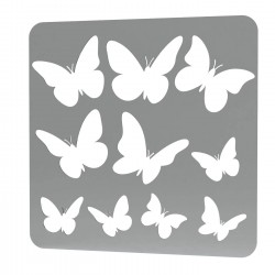 Sablon Reutilizabil Transparent - Fluturi - Grosime 1mm
