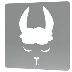 Sablon Reutilizabil Transparent 170x170mm - Lama - Grosime 1mm