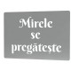 Sablon Reutilizabil Transparent - Mirele se Pregateste - 297x210 mm - Grosime 1mm
