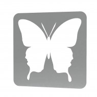 Sablon Reutilizabil Transparent - Fluture - Grosime 1mm