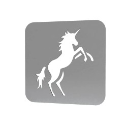 Sablon Reutilizabil Transparent 60x60mm - Unicorn 45 - Grosime 1mm