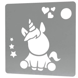 Sablon Reutilizabil Transparent 170x170mm - Unicorn 40 - Grosime 1mm