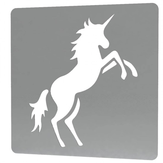 Sablon Reutilizabil Transparent 170x170mm - Unicorn 41 - Grosime 1mm