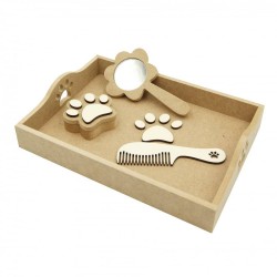 Set Blank - Model Labuta - Tava + Oglinda + Cutie + Pieptene