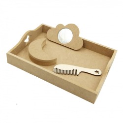 Set Blank - Model Noapte Buna - Tava + Oglinda + Cutie + Pieptene