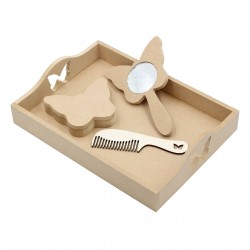 Set Blank pentru Mot - Tematica Fluturi - 4 Piese