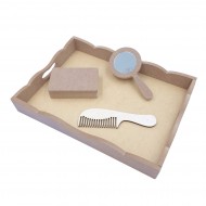 Set Blank - Model Bargy VP1 - Tava + Oglinda + Cutie + Pieptene