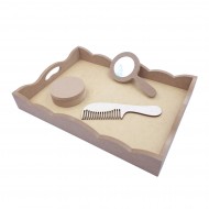 Set Blank - Model Thrifty VP2 - Tava + Oglinda + Cutie + Pieptene