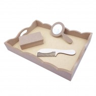 Set Blank - Model Thrifty VP1 - Tava + Oglinda + Cutie + Pieptene