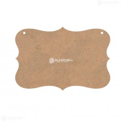 Tablita MDF Perforata 40x27x0.4 cm - Cupcake L - Blank