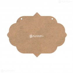 Tablita MDF Perforata 40x30x0.4 cm - Zingy L - Blank