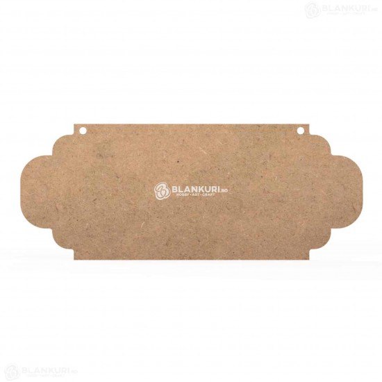 Tablita MDF Perforata 40x16x0.4 cm - 039-L - Blank