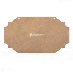 Tablita MDF Perforata 40x22x0.4 cm - 043-L - Blank