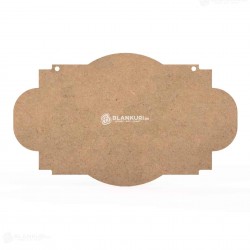Tablita MDF Perforata 40x24x0.4 cm - 045-L - Blank