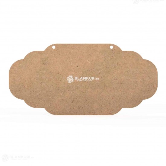 Tablita MDF Perforata 40x19x0.4 cm - 046-L - Blank