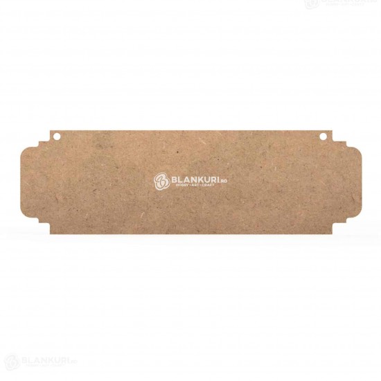 Tablita MDF Perforata 40x12x0.4 cm - 047-L - Blank