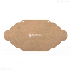 Tablita MDF Perforata 40x20x0.4 cm - 048-L - Blank