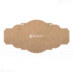 Tablita MDF Perforata 40x20x0.4 cm - 049-L - Blank