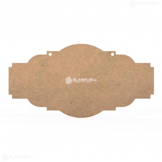 Tablita MDF Perforata 40x20x0.4 cm - 049-L - Blank