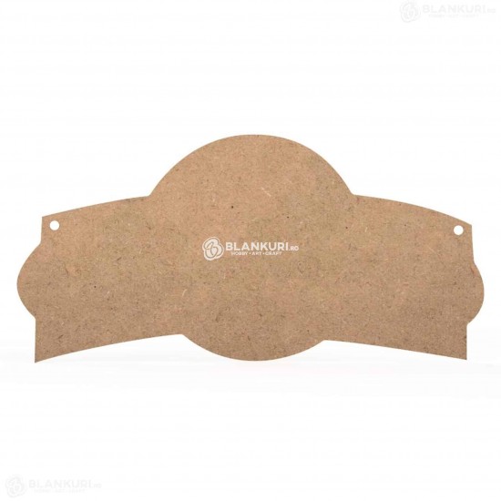 Tablita MDF Perforata 40x20x0.4 cm - 050-L - Blank