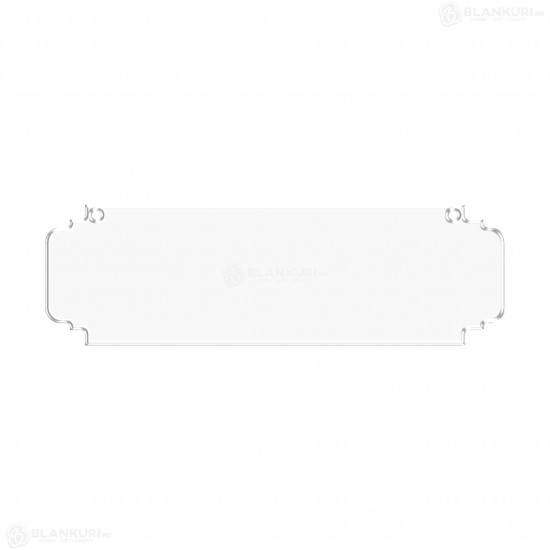 Tablita Acril (plexiglas) - 40x12x0.3 cm - 018-L - Blank