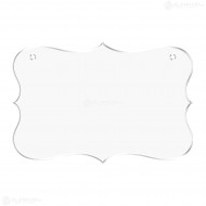 Tablita Acril (plexiglas) 40x27x0.3 cm - Cupcake L - Blank