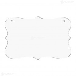 Tablita Acril (plexiglas) 40x27x0.3 cm - Cupcake L - Blank