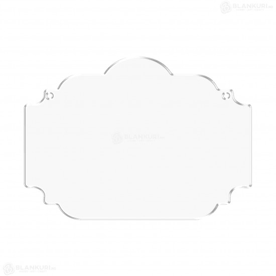 Tablita Acril (plexiglas) - 40x29x0.3 cm - 029-L - Blank