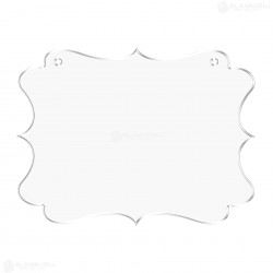 Tablita Acril (plexiglas) - 40x30x0.3 cm - Sugary L - Blank