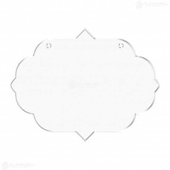 Tablita Acril (plexiglas) - 40x30x0.3 cm - Zingy L - Blank