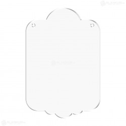 Tablita Acril (plexiglas) 40x27x0.3 cm - Carte du Jour L - Blank