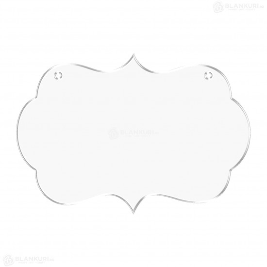 Tablita Acril (plexiglas) 40x28x0.3 cm - Candy L - Blank