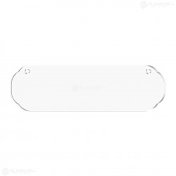 Tablita Acril (plexiglas) 40x12x0.3 cm - Residence L - Blank Tablita Acril (plexiglas) 40x12x0.3 cm - Residence L - Blank
